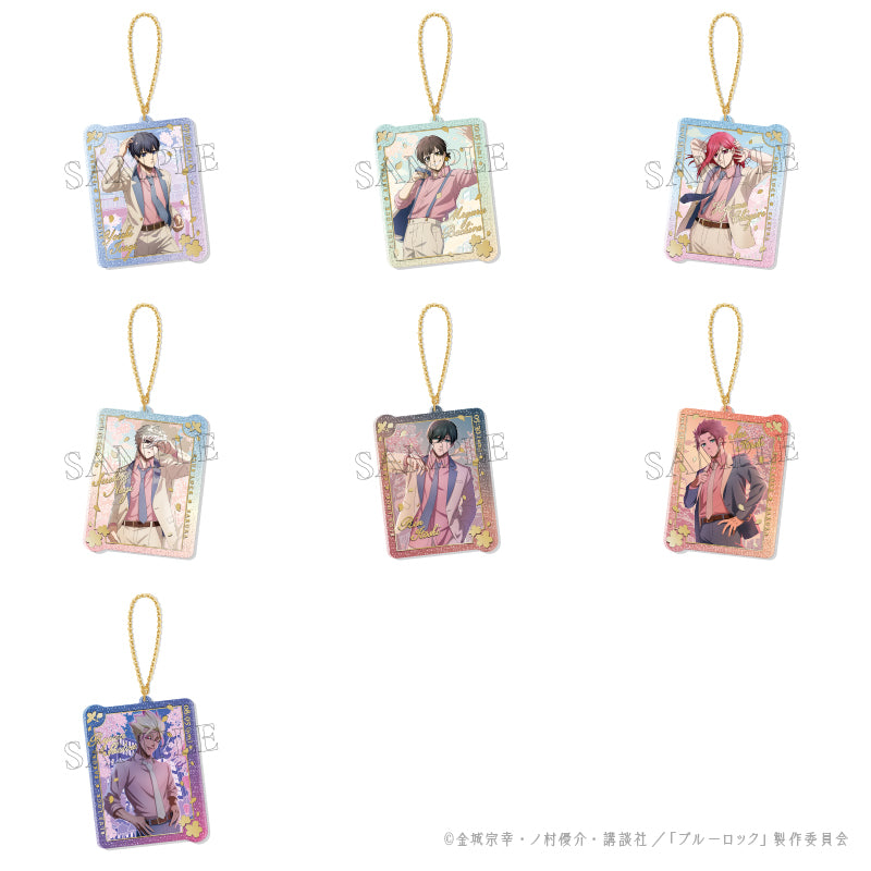 (Goods - Key Chain) Blue Lock SAKURA Sparkle* Chain Acrylic 2. Meguru Bachira