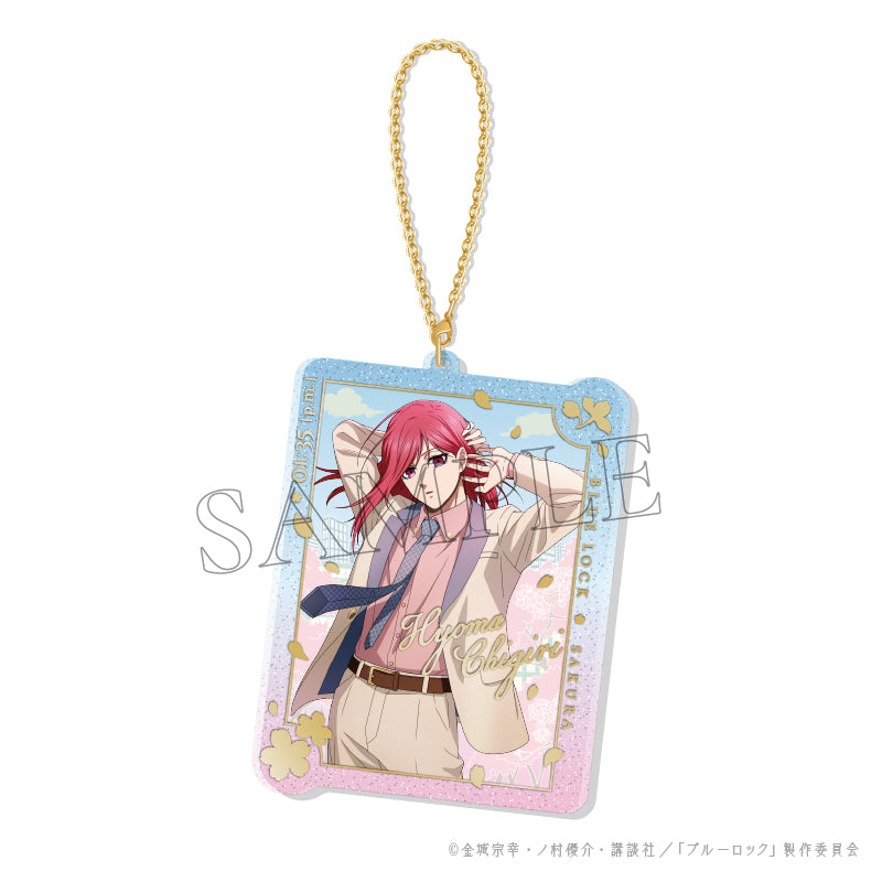 (Goods - Key Chain) Blue Lock SAKURA Sparkle* Chain Acrylic 3. Hyoma Chigiri