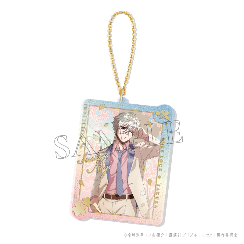 (Goods - Key Chain) Blue Lock SAKURA Sparkle* Chain Acrylic 4. Seishiro Nagi