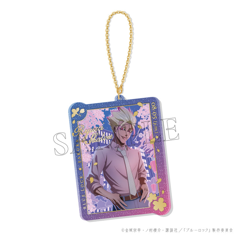 (Goods - Key Chain) Blue Lock SAKURA Sparkle* Chain Acrylic 7. Ryusei Shido