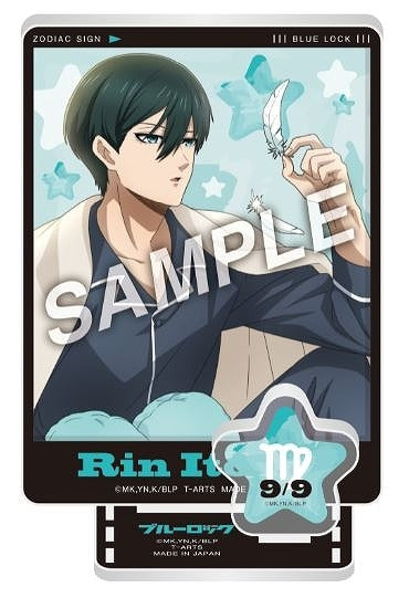 (Goods - Stand Pop) Blue Lock Star Sign ZOOMY Acrylic Stand Rin Itoshi