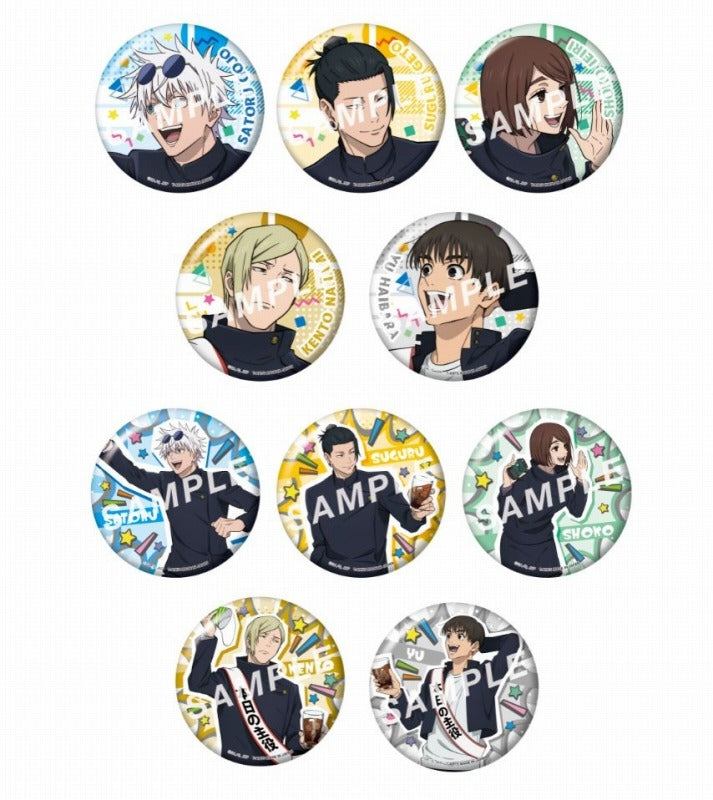 (1BOX=10)(Goods - Badge) Jujutsu Kaisen Hidden Inventory/Premature Death Arc Party Time Trading Button Badge