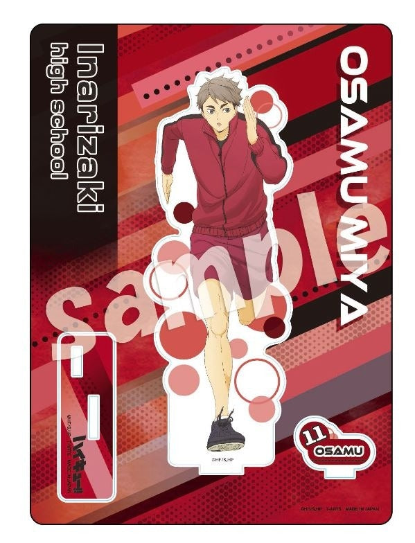 (Goods - Acrylic Stand) Haikyu!! "TRAINING MENU" Acrylic Stand Plate Osamu Miya