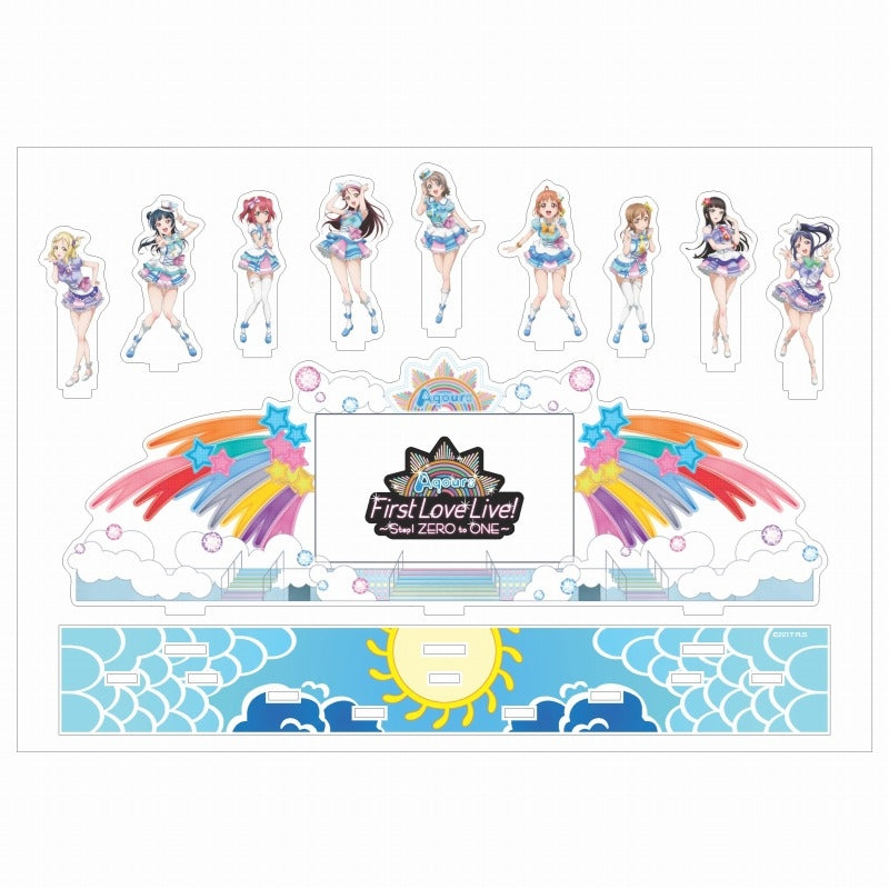 (Goods - Acrylic Stand) Love Live! Sunshine!! Love Live! Hasu no Sora Jogakuin School Idol Club Live Stage Acrylic Diorama Aqours First LoveLive! ~Step! ZERO to ONE~