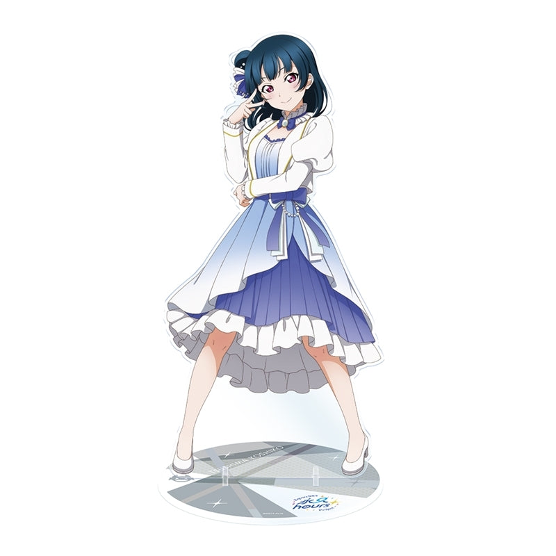 (Goods - Stand Pop) Love Live! Sunshine!! Uranohoshi Girls' High School Store Aqours Uranohoshi Girls' High School Store 9th Anniversary Item 1/4 Scale BIG Acrylic Figure Yoshiko Tsushima