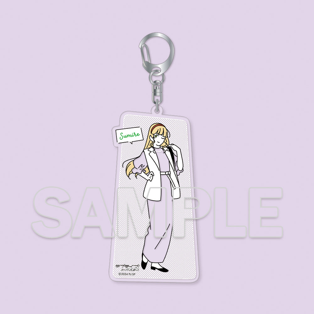 (Goods - Keychain) Love Live! Superstar!! Wear the Seasons on Your Walks. Acrylic Keychain Sumire Heanna