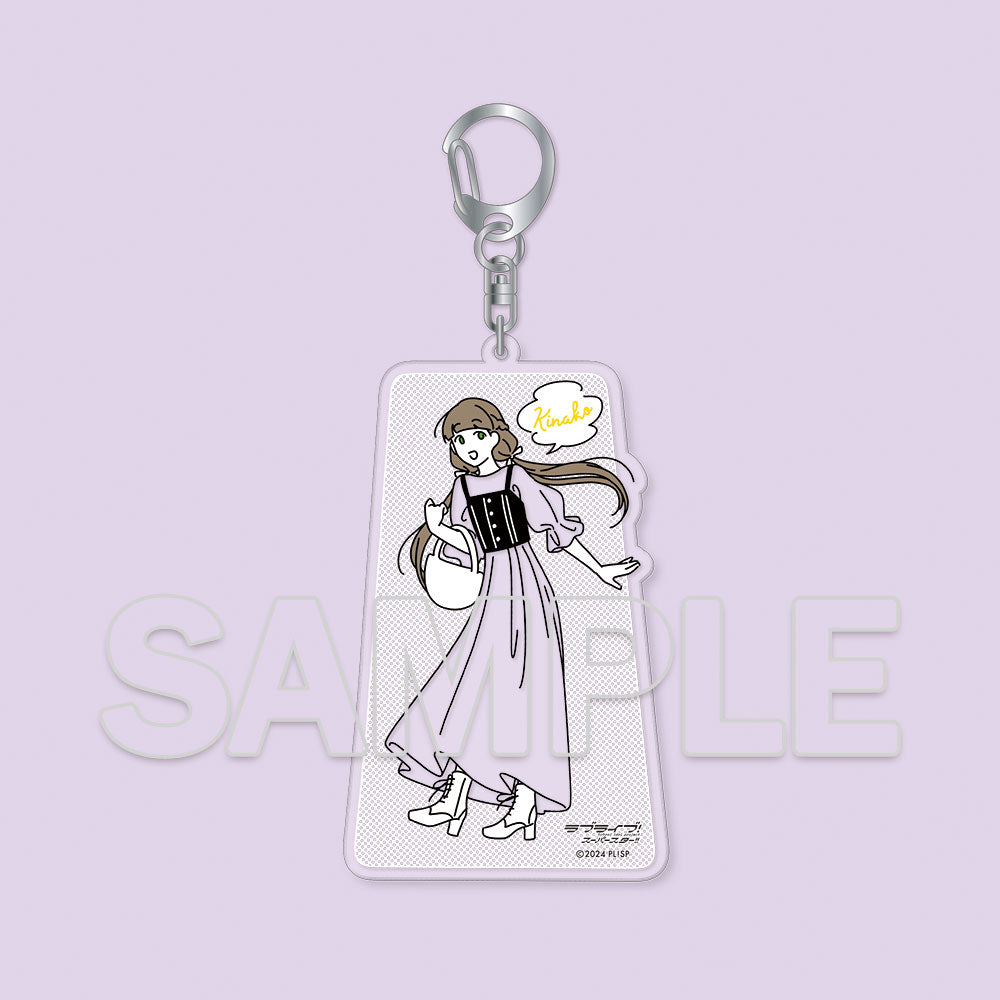 (Goods - Keychain) Love Live! Superstar!! Wear the Seasons on Your Walks. Acrylic Keychain Kinako Sakurakoji