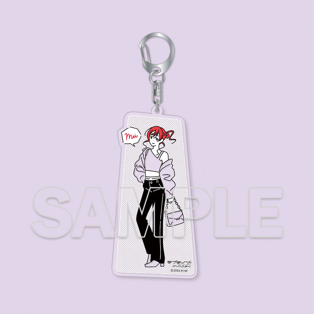 (Goods - Keychain) Love Live! Superstar!! Wear the Seasons on Your Walks. Acrylic Keychain Mei Yoneme