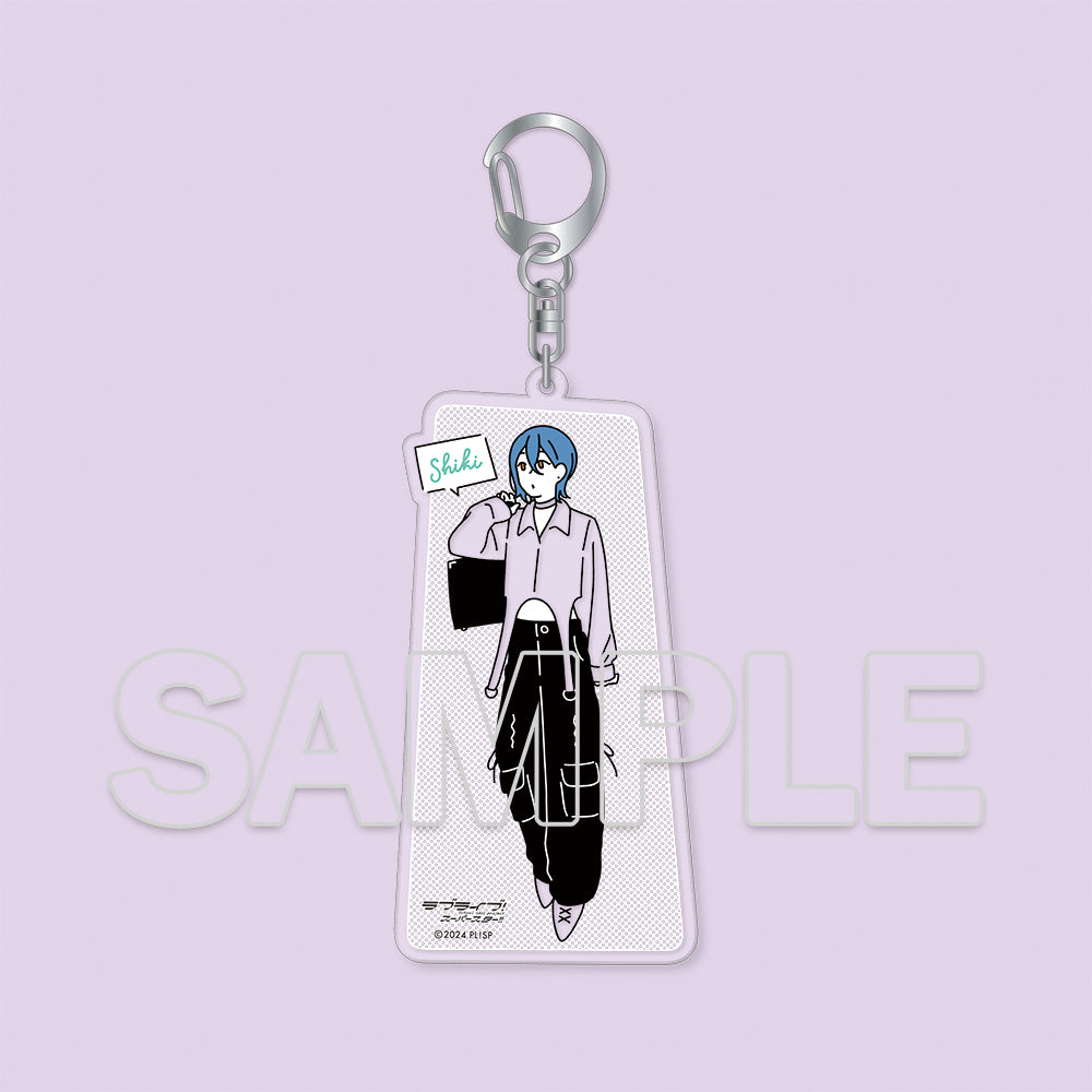 (Goods - Keychain) Love Live! Superstar!! Wear the Seasons on Your Walks. Acrylic Keychain Shiki Wakana