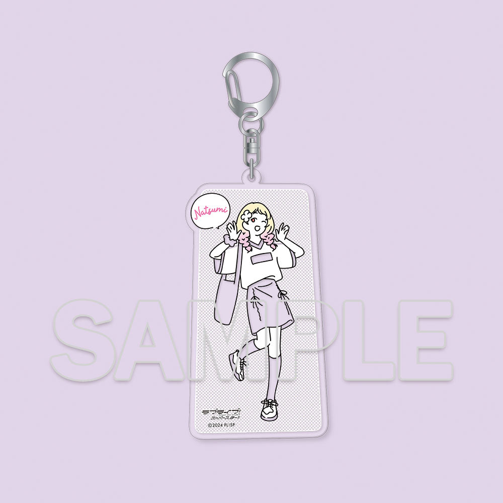 (Goods - Keychain) Love Live! Superstar!! Wear the Seasons on Your Walks. Acrylic Keychain Natsumi Onitsuka