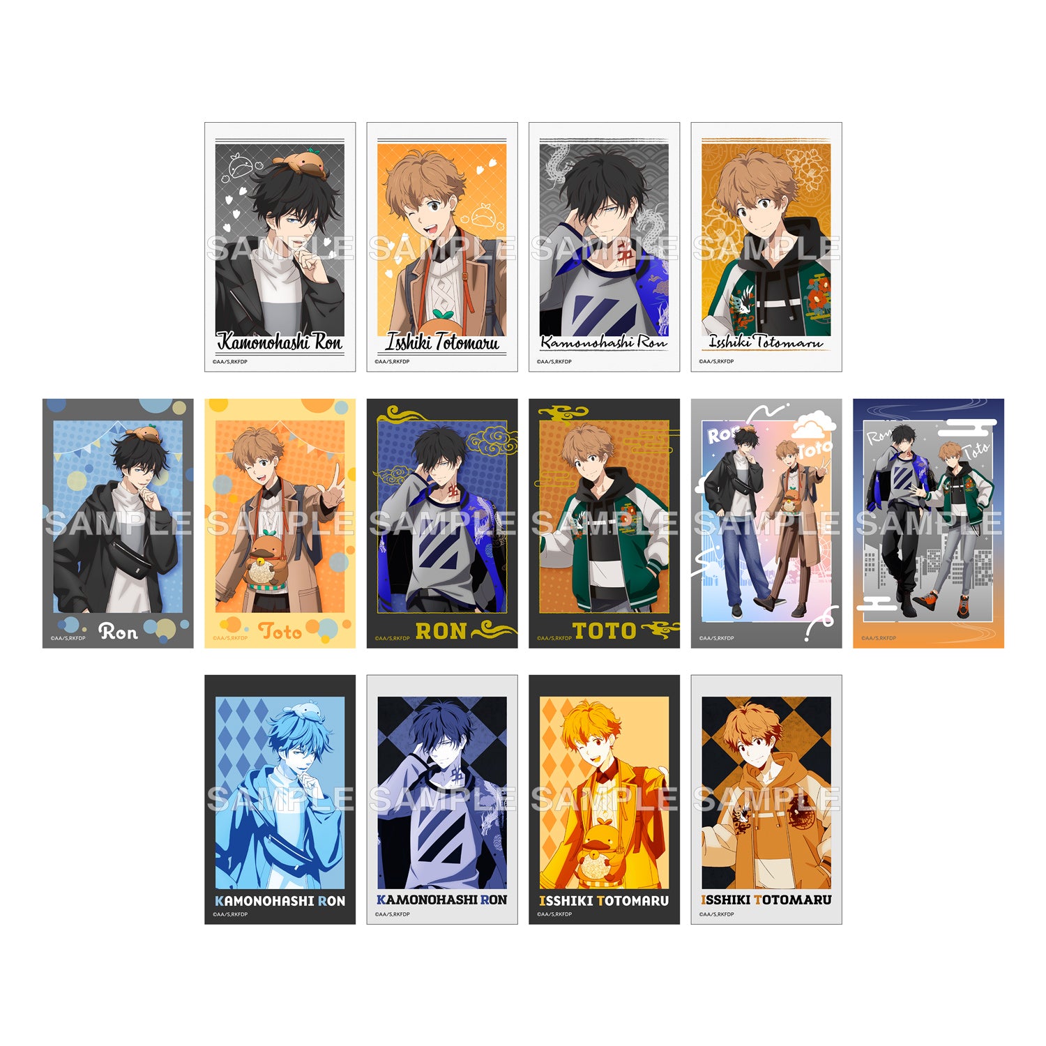 (1BOX=7)(Goods - Bromide) Ron Kamonohashi's Forbidden Deductions Photo Card Collection - Kamonohashi Land & Sukajan Ver. PACK [Jump Festa 2025]