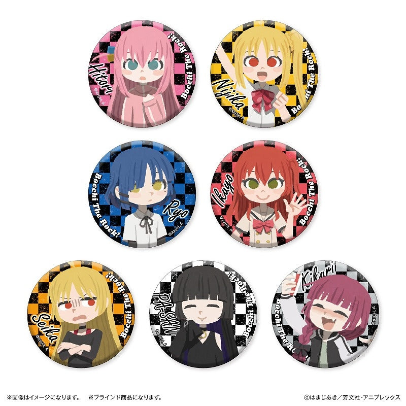 (1BOX=7)(Goods - Badge) Bocchi the Rock! Trading Button Badge (7 Types)