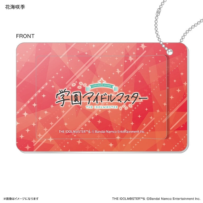 (Goods - Card Case) Gakuen iDOLM@STER Sliding Card Case Saki Hanami