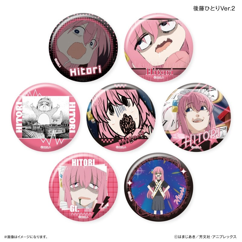 (1BOX=7)(Goods - Badge) Bocchi the Rock! DakeCan - Only Hitori Gotoh - Trading Button Badge Ver. 2 (7 Types)