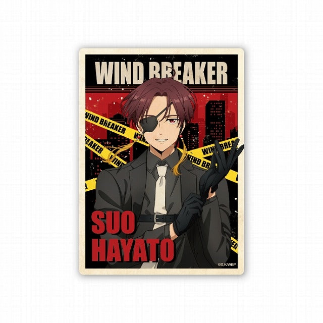 (Goods - Sticker) WIND BREAKER Travel Sticker 4. Hayato Suo