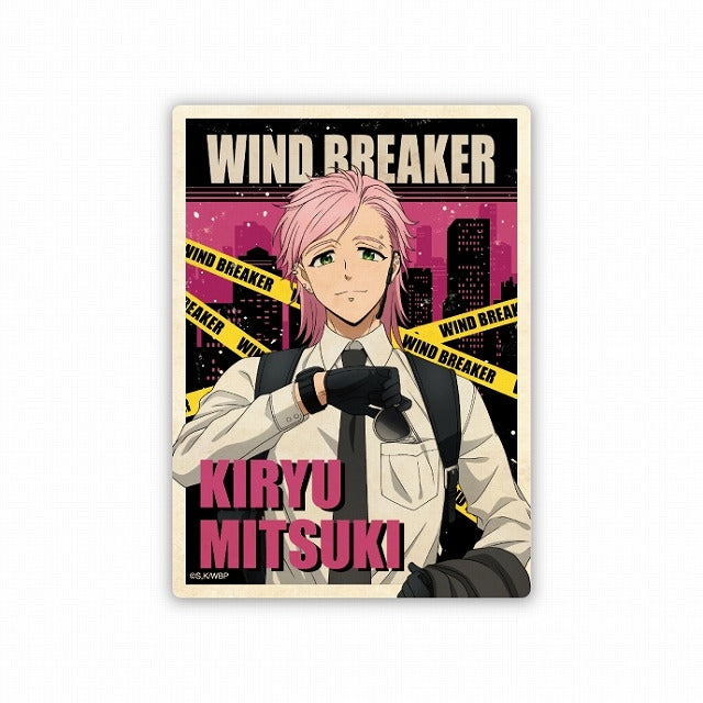 (Goods - Sticker) WIND BREAKER Travel Sticker 5. Mitsuki Kiryu