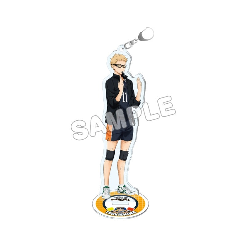 (Goods - Key Chain) Haikyu!! Acrylic Key Chain w/Stand Kei Tsukishima (Re-release)