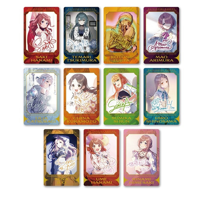 (1BOX=17)(Goods - Card) Gakuen iDOLM@STER Snapmide Special