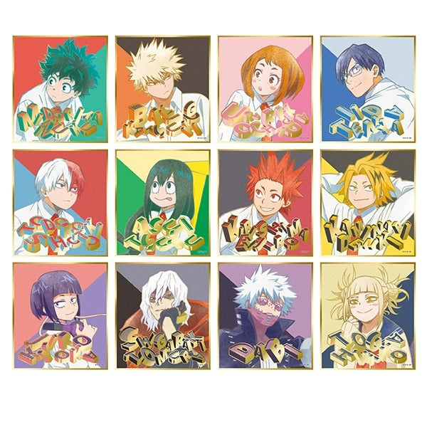 (1BOX=12)(Goods - Art Board) TV Anime My Hero Academia Visual Art Board Collection Brushstroke 4