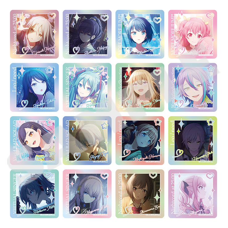 (1BOX=8)(Goods - Sticker) Hatsune Miku: Colorful Stage! Memosti Collection Colorful Festival (32 Types Total + Rare)