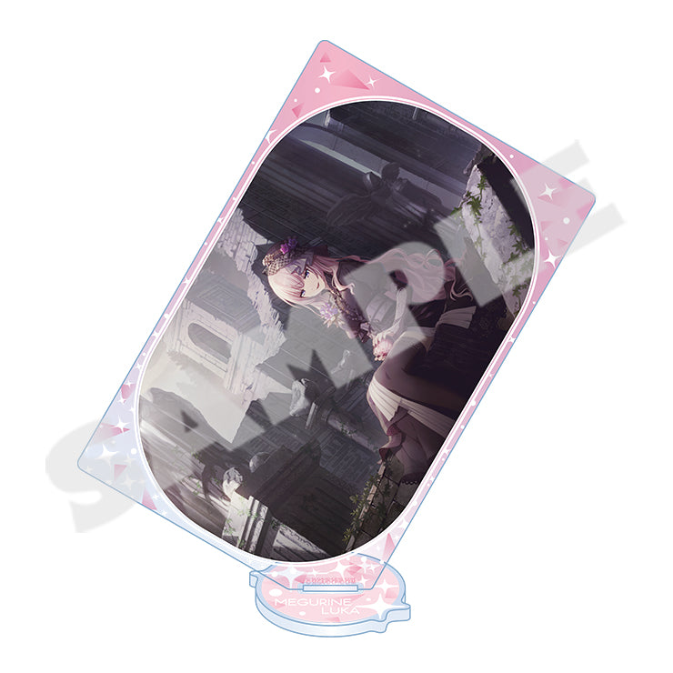 (Goods - Stand Pop) Hatsune Miku: Colorful Stage! Colorful Festival Card-shaped Acrylic Stand Megurine Luka