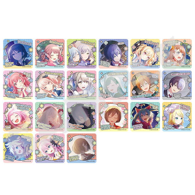 (1BOX=11)(Goods - Sticker) Hatsune Miku: Colorful Stage! Memosti Collection Vol.4 C (42 Types Total + Rare)