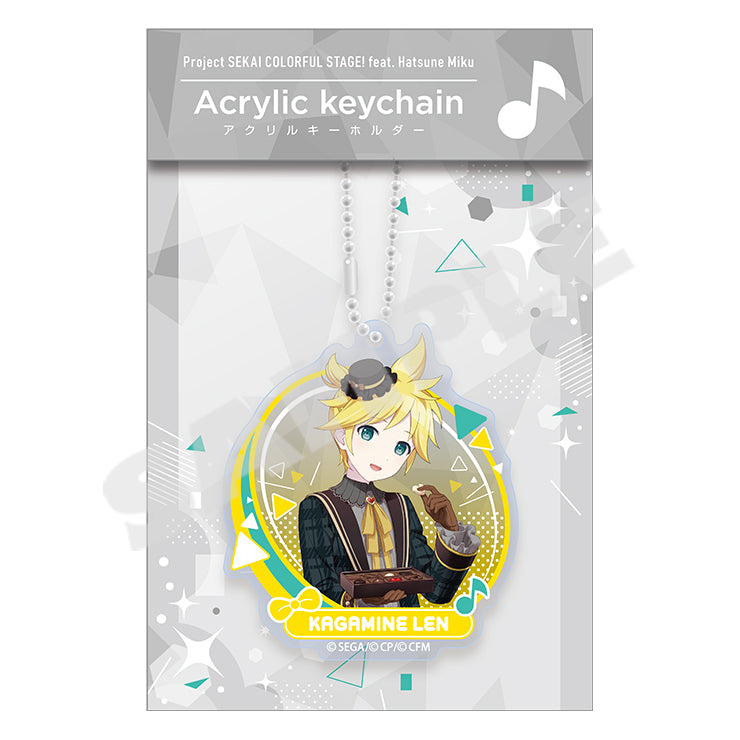 (Goods - Key Chain) Hatsune Miku: Colorful Stage! Acrylic Key Chain Vol.11 Kagamine Len