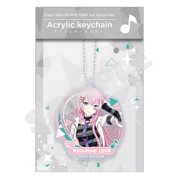 (Goods - Key Chain) Hatsune Miku: Colorful Stage! Acrylic Key Chain Vol.11 Megurine Luka