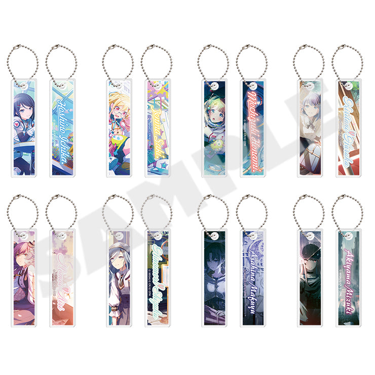 (1BOX=8)(Goods - Key Chain) Hatsune Miku: Colorful Stage! Acrylic Stick Key Chain Collection Vol.6 A (8 Types Total)