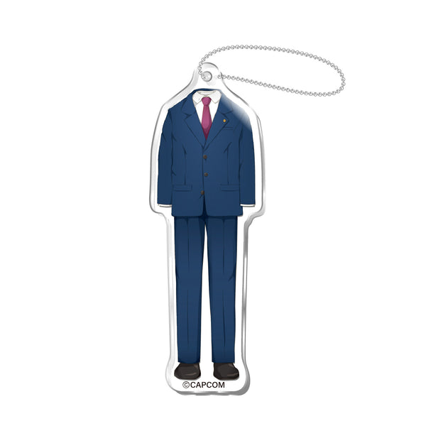 (Goods - Key Chain) Ace Attorney Costume Acrylic Key Chain Phoenix Wright