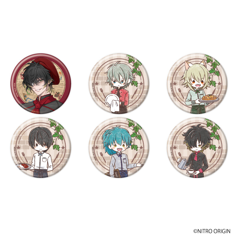 (1BOX=6)(Goods - Badge) NITRO CHiRAL Button Badge 02 (feat. Exclusive Art)