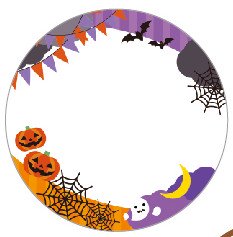 (Goods - Button Badge Cover) 65mm Badge Deco-Cover 28 - Halloween