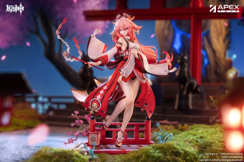 (Bishojo Figure) Genshin Impact Yae Miko, Astute Amusement Ver. 1/7 Complete Figure {Bonus: Amulet}