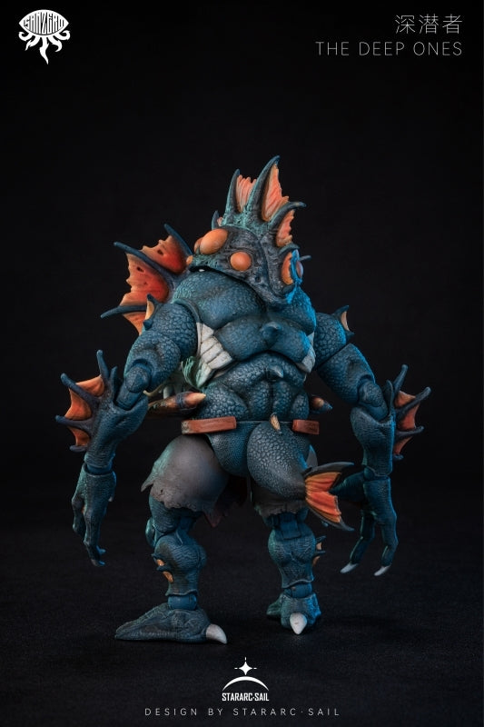 (Action Figure) SAN ZERO Series THE DEEP ONES Posable Figure (Orange)