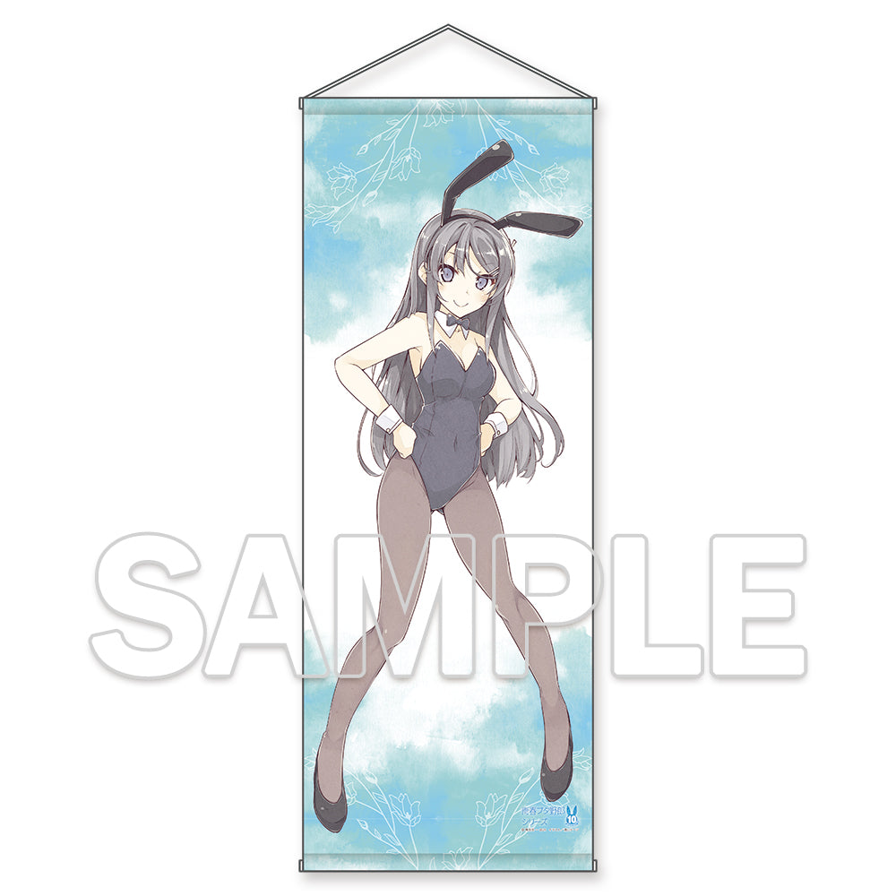 (Goods - Tapestry) Dengenki Bunko Rascal Does Not Dream Series 10th Anniversary Extra-large Tapestry Mai Sakurajima Bunny Girl Ver.