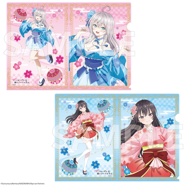 (Goods - Clear File) Alya Sometimes Hides Her Feelings in Russian Clear File Set Kimono Dress ver.  [KYOMAF 2024]