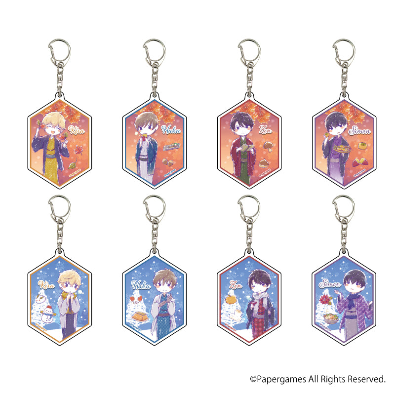 (1BOX=8)(Goods - Key Chain) Mr. Love: Queen's Choice Acrylic Key Chain "Love & Producer ~ EVOL x LOVE ~" 03 (Graffart)