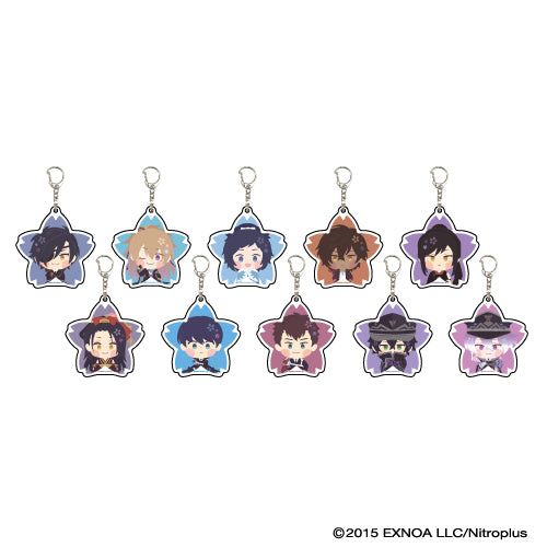 (1BOX=10)(Goods - Key Chain) Acrylic Key Chain Wanpaku! Touken Ranbu 06 - Complete BOX (10 Types Total)(Character Art)