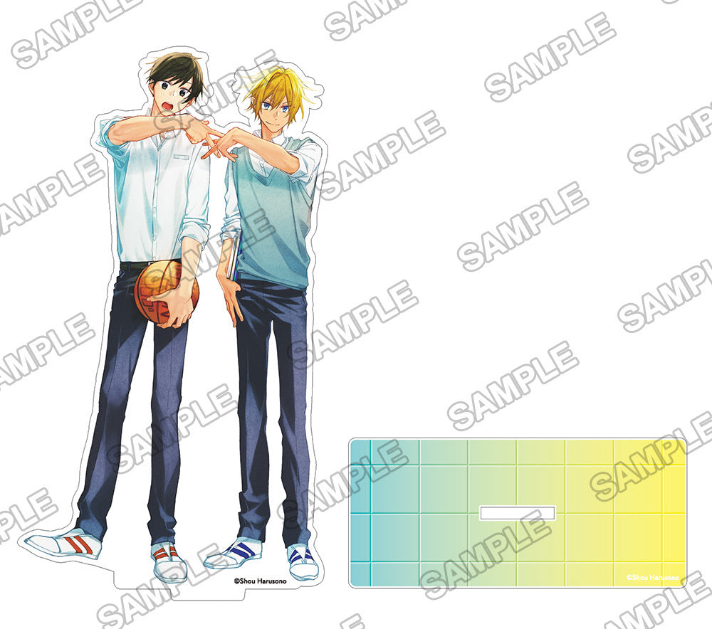 (Goods - Stand Pop) Hirano and Kagiura Acrylic Stand A Illustrated by Shou Harusono