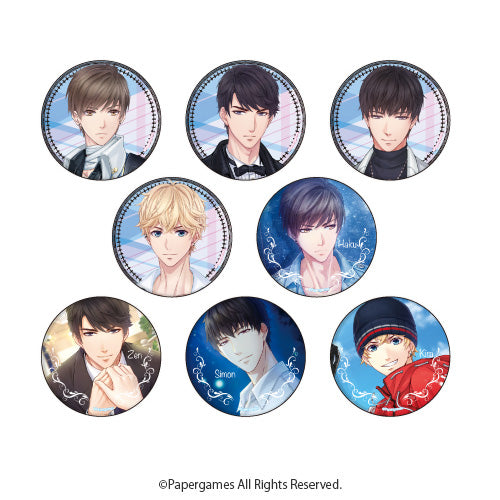 (1BOX=8)(Goods - Badge) Mr. Love: Queen's Choice Badge "Love & Producer ~ EVOL x LOVE ~" 01