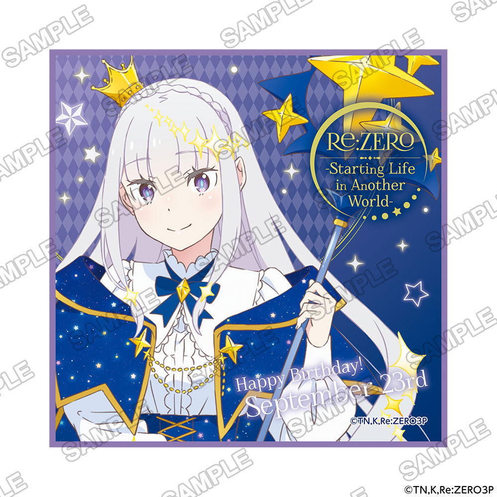 (Goods - Towel) "Re:ZERO - Starting Life in Another World -" Re:ZERO - Starting Emilia's Birthday Life 2024 ver. Microfiber Towel - Emilia