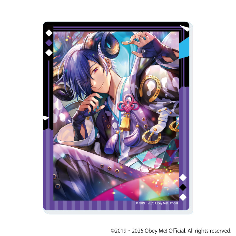 (1BOX=7)(Goods - Card) Obey Me! Nightbringer Acrylic Card 06 (Official Art)