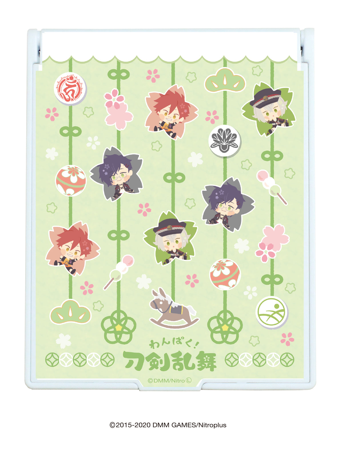 (Goods - Mirror) Jumbo Mirror Wanpaku! Touken Ranbu 04 - Rai School