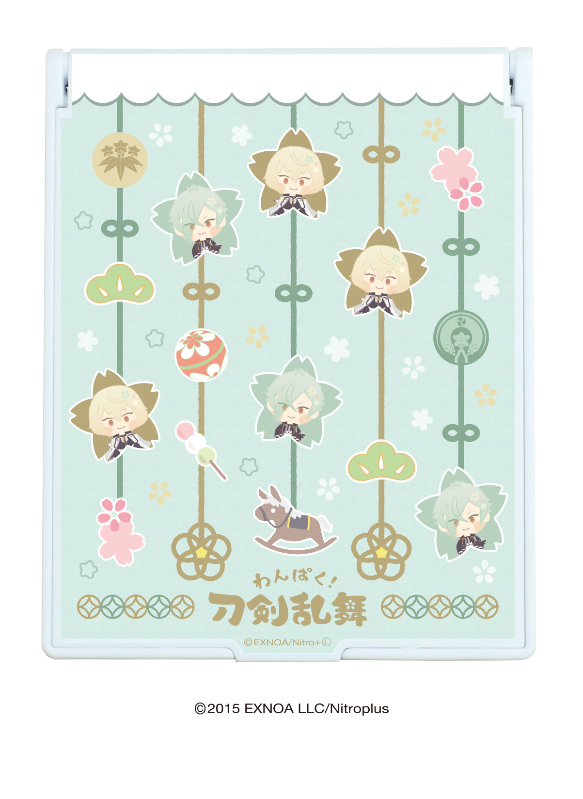 (Goods - Mirror) Jumbo Mirror Wanpaku! Touken Ranbu 10 - Genji