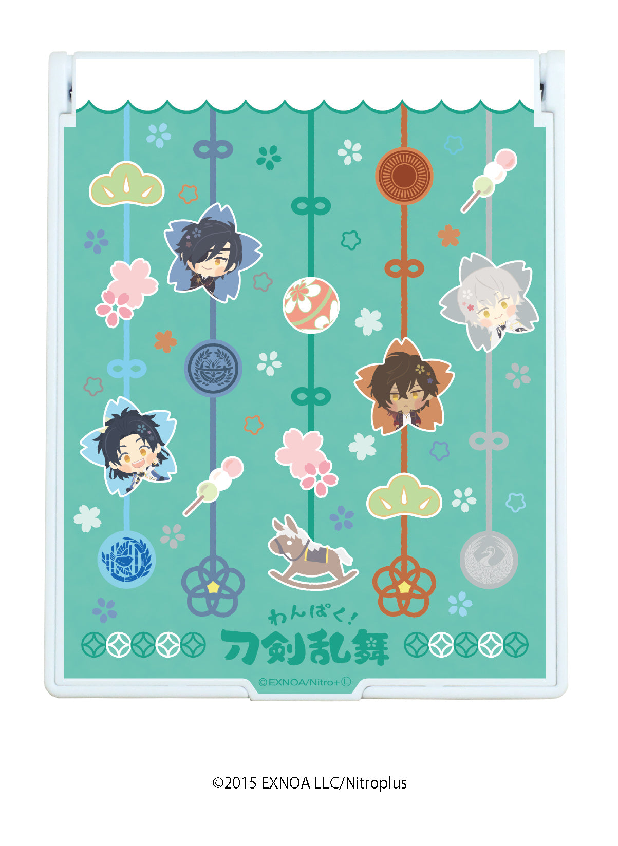 (Goods - Mirror) Jumbo Mirror Wanpaku! Touken Ranbu 12 - Shokudaikiri Mitsutada & Ookurikara & Tsurumaru Kuninaga & Taikogane Sadamune