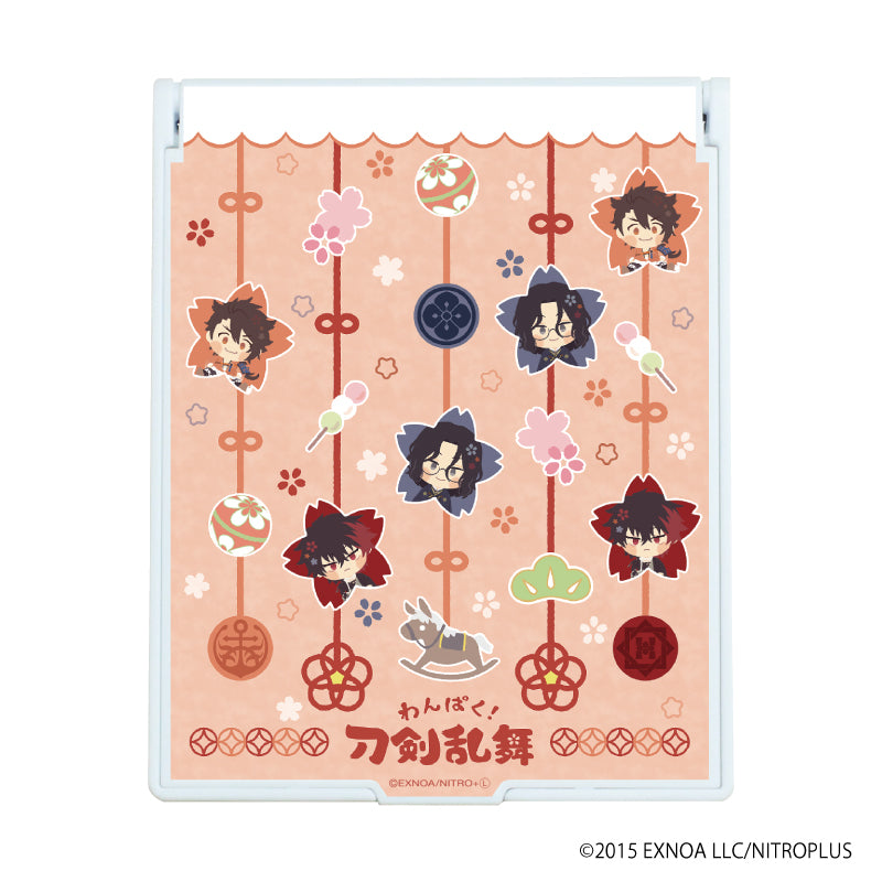 (Goods - Mirror) Jumbo Mirror Wanpaku! Touken Ranbu 17 - Mutsunokami Yoshiyuki & Nankaitarou Chouson & Hizen Tadahiro