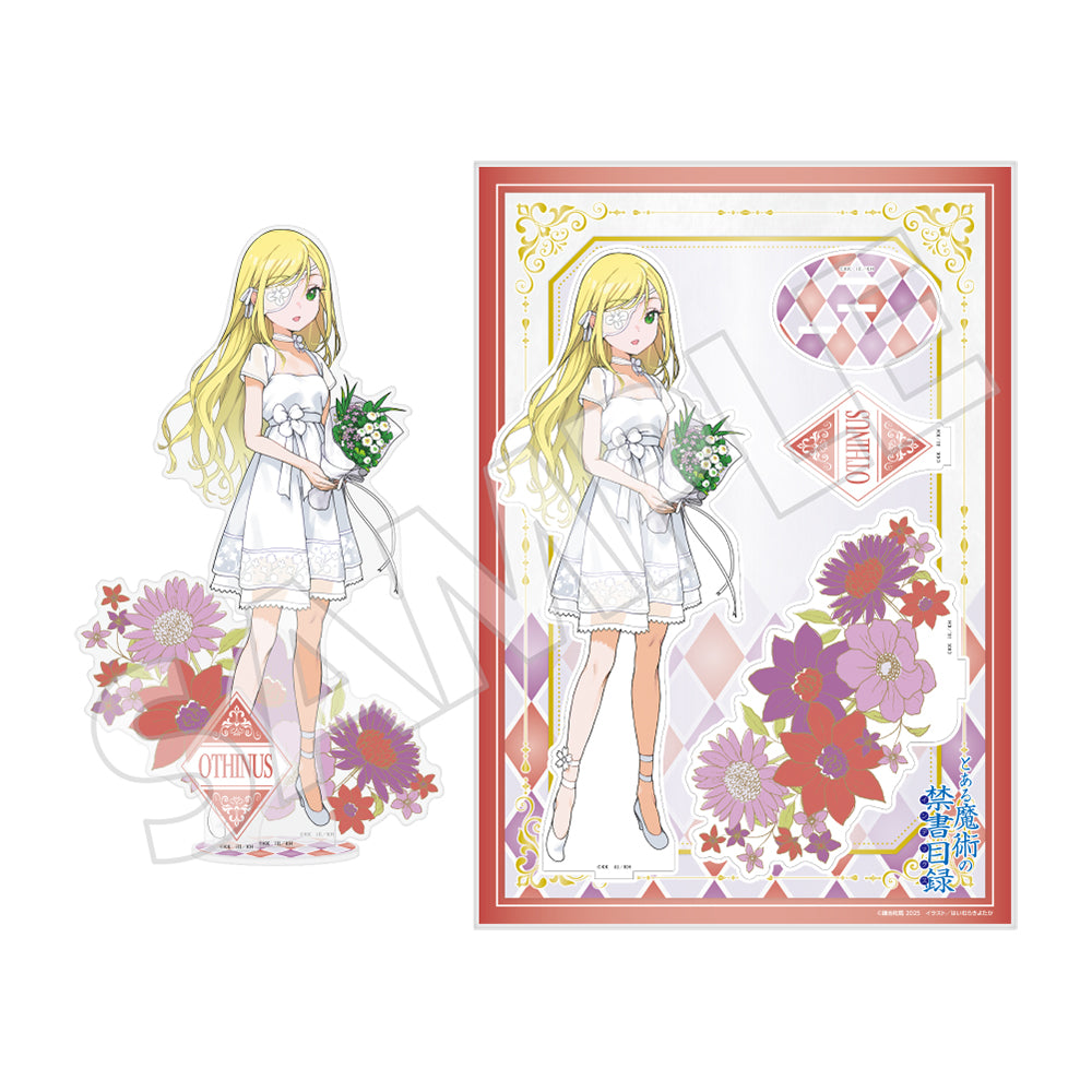 (Goods - Acrylic Stand) A Certain Magical Index 20th Anniversary Big Acrylic Figure - Othinus White Dress Ver.