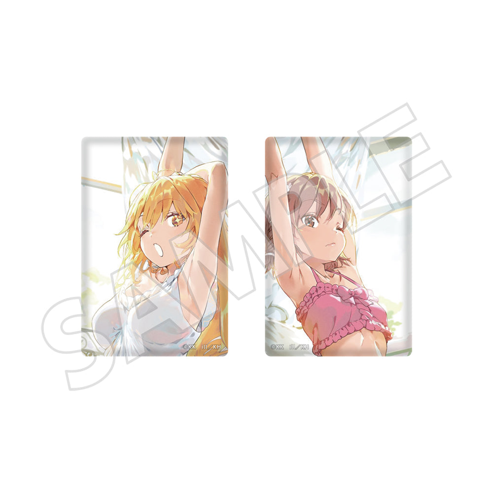 (Goods - Badge) A Certain Magical Index 20th Anniversary Square Tin Badge Morning Ver.