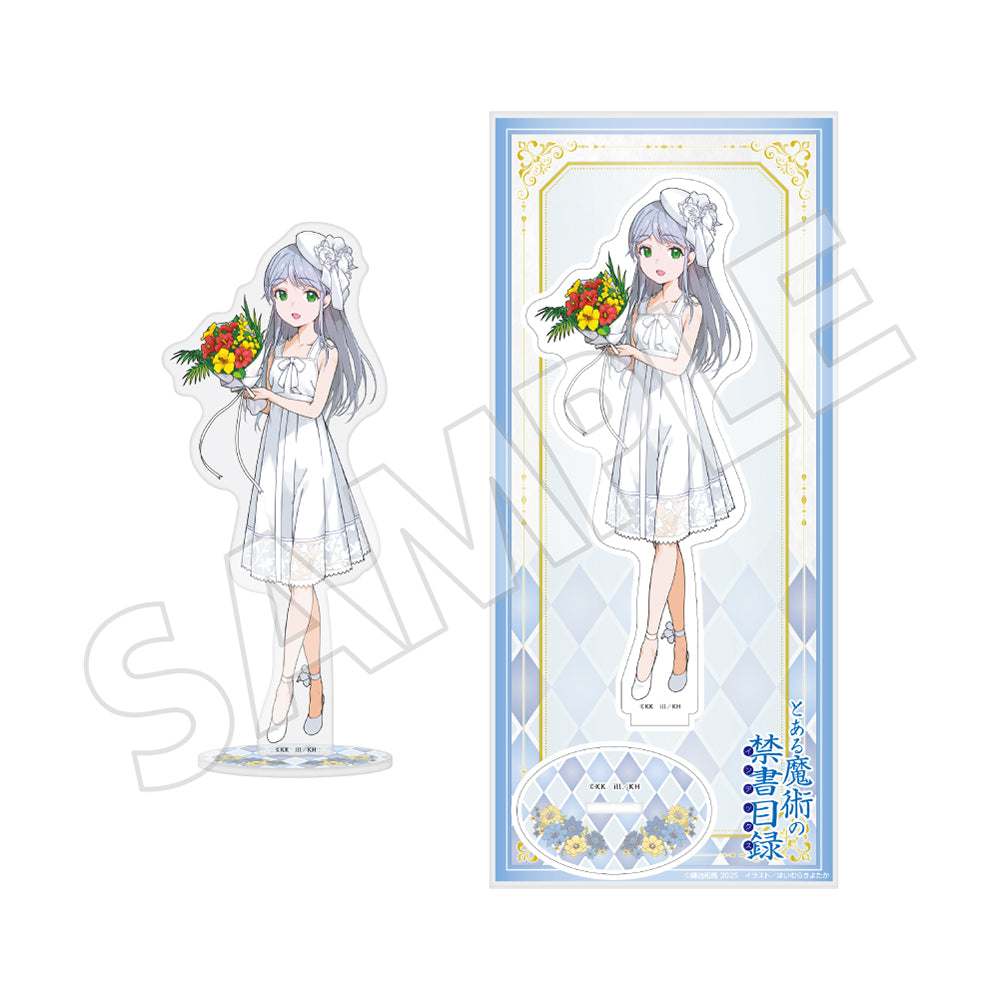 (Goods - Acrylic Stand) A Certain Magical Index 20th Anniversary Acrylic Figure - Index White Dress Ver.