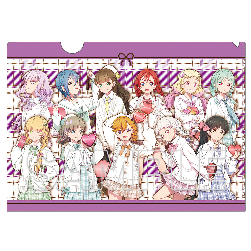 (Goods - Clear File) Love Live! Superstar!! Clear File Ver. Valentine 2025